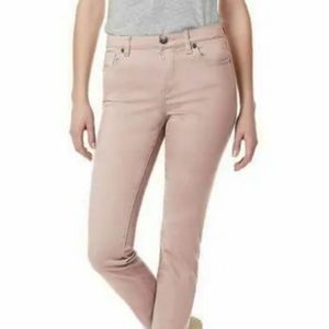 Buffalo David Bitton Buckle Tan Daily Gray Ankle Grazer Mid-Rise Pants 4